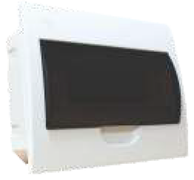 KBA-012 Gabinete empotrable de 2 a 12 polos para térmico riel din con puerta - bornera